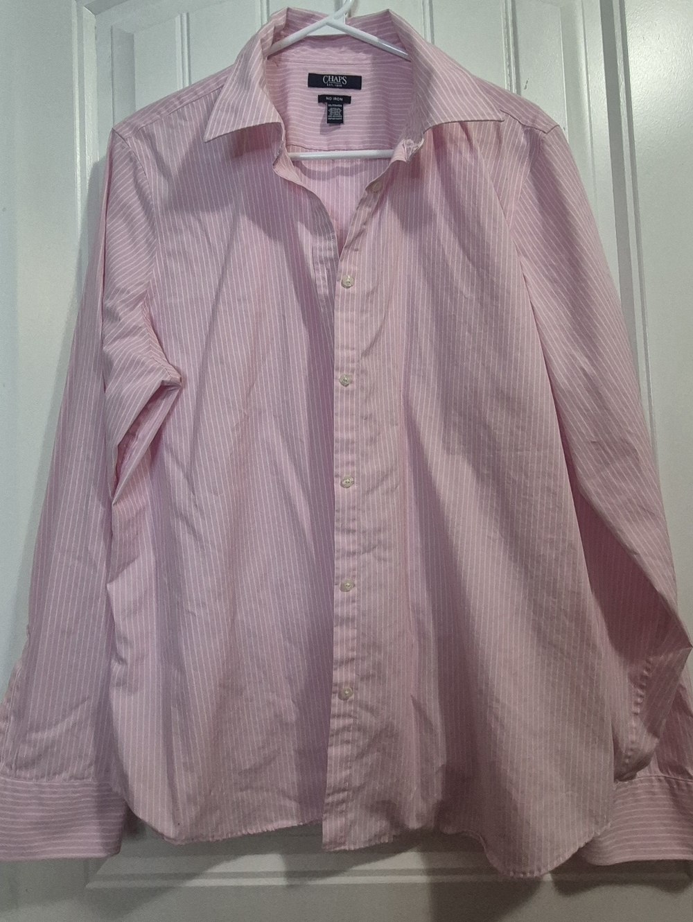 Womens Plus Chaps Cotton Button Down Blouse Size XXL